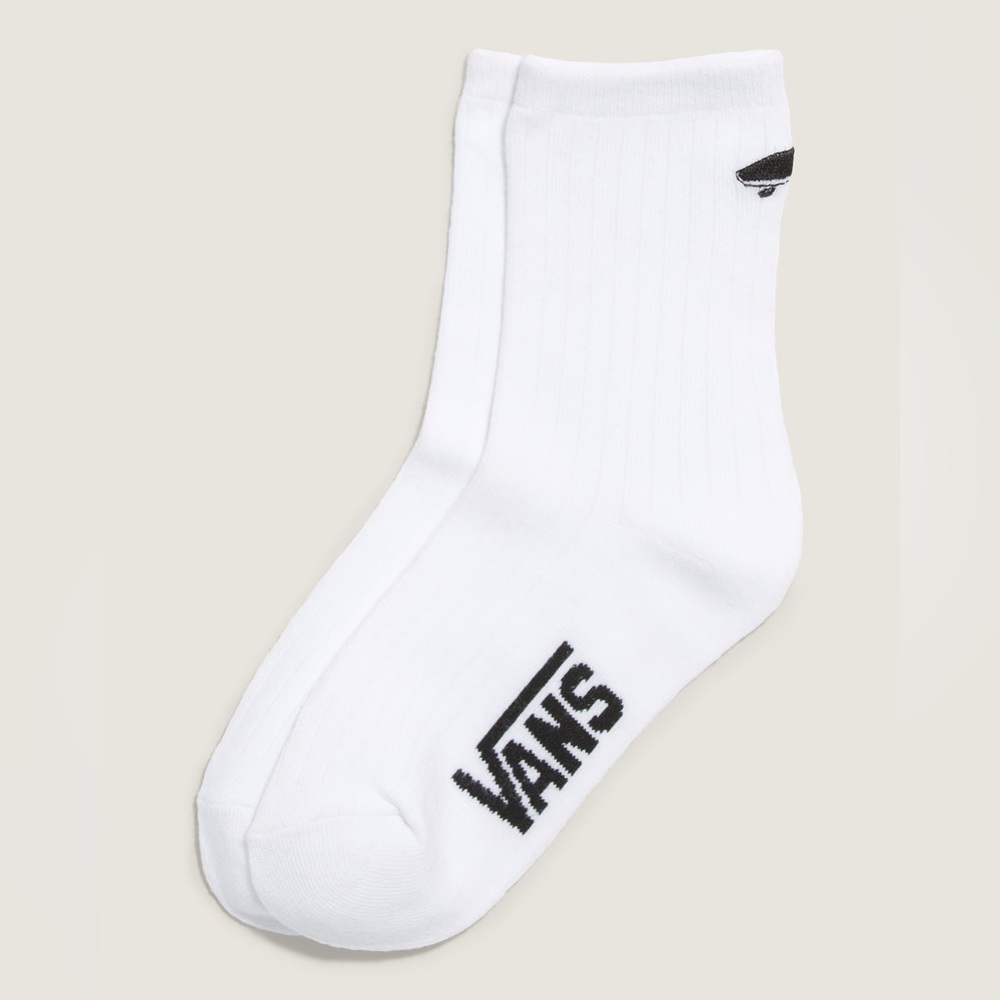 Vans White Kickin It Crew Socks